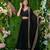 black georgette embroidered lehenga choli with dupatta