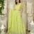 light green georgette embroidered lehenga choli with dupatta