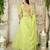 light green georgette embroidered lehenga choli with dupatta