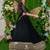 black georgette embroidered lehenga choli with dupatta