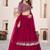 pink georgette embroidered lehenga choli with dupatta