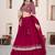 pink georgette embroidered lehenga choli with dupatta