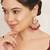 Abhika creations royal kundan meenakari chandbali earrings