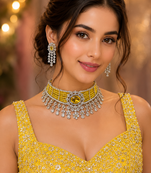 Royale Spark Designer Diamond Choker Set