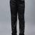 Boys black satin indo western sherwani & trouser set with sequined waistcoat