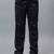 Boys navy blue satin indo western sherwani & trouser set with sequined waistcoat