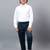 Boys dark blue satin floral beads & sequins embellished 3 piece party suit set with bowtie