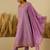 Floral embroidered viscose rayon round neck kurta trouser & dupatta set