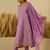 Floral embroidered viscose rayon round neck kurta trouser & dupatta set