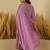 Floral embroidered viscose rayon round neck kurta trouser & dupatta set