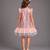 PINK SEQUINS WITH MULTI LAYERED RUFFLED DRESS 