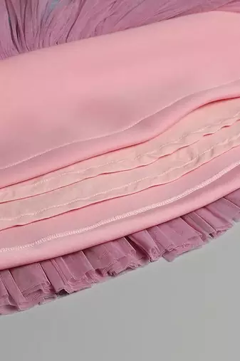 Pink Blue Lycra unicorn eye dress