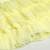 Lemon yellow embroidered net dress