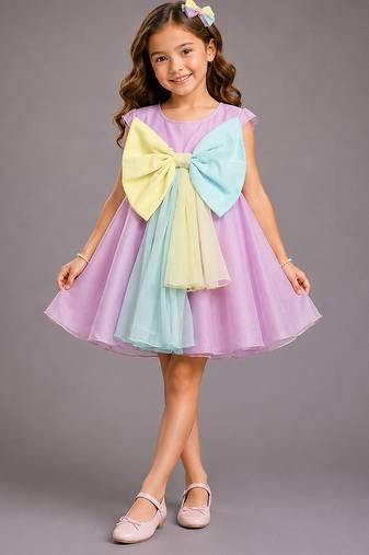 Lilac organza dress