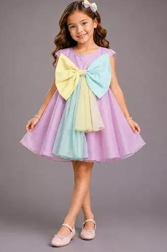 Lilac organza dress