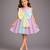 Lilac organza dress