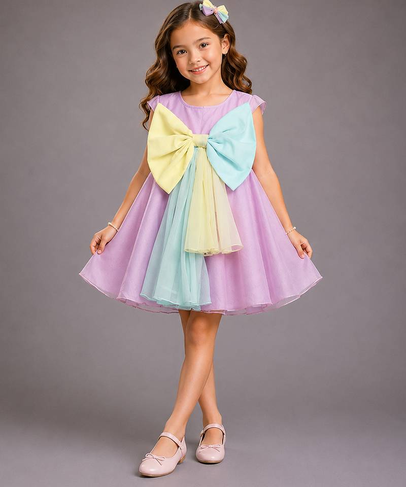 Lilac organza dress