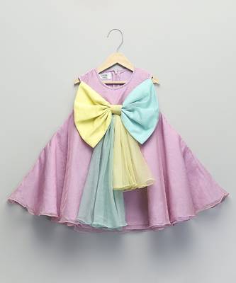 Lilac organza dress 2