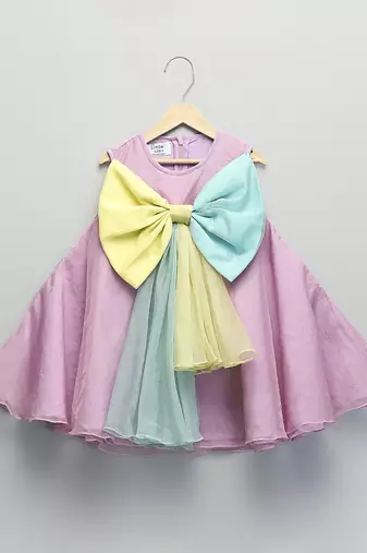 Lilac organza dress
