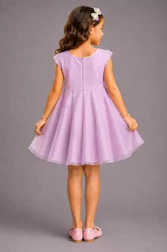 Lilac organza dress