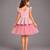Rose pink embroidered lycra dress