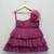 Purple Floral net dress
