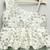 Sea green embroidered net dress