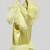 Lime yellow satin dress