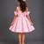 Baby pink woven cotton dress