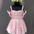Baby pink woven cotton dress