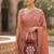 maroon peach pearl embroidered potli bag 