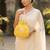 yellow handcrafted potli bag