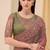 multicolor faux georgette embroidered saree
