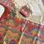 red printed pasmina print with dori silk saree