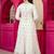 Off white anarkali sharara suit for women with dupatta sequins zari embroidery ethnic wedding wear