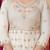 Off white anarkali sharara suit for women with dupatta sequins zari embroidery ethnic wedding wear