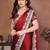 Women Maroon Floral Embroidered Designer Saree