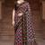 grey woven cotton saree with blouse