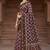 grey woven cotton saree with blouse