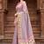 lavender woven cotton saree with blouse