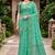 green woven cotton saree with blouse