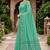 green woven cotton saree with blouse