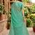 green woven cotton saree with blouse