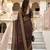 brown woven cotton saree with blouse