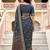 grey woven cotton saree with blouse