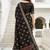 black woven cotton saree with blouse