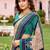 peach woven cotton saree with blouse