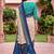 peach woven cotton saree with blouse