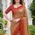 beige woven cotton saree with blouse