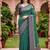 green woven cotton saree with blouse